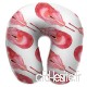 Travel Pillow V Jumbo Red Bird Feather Designs Memory Foam U Neck Pillow for Lightweight Support in Airplane Car Train Bus - B07V4XX8L3